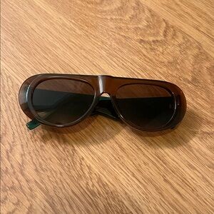 🍓 Stylish Brown & green Sunglasses